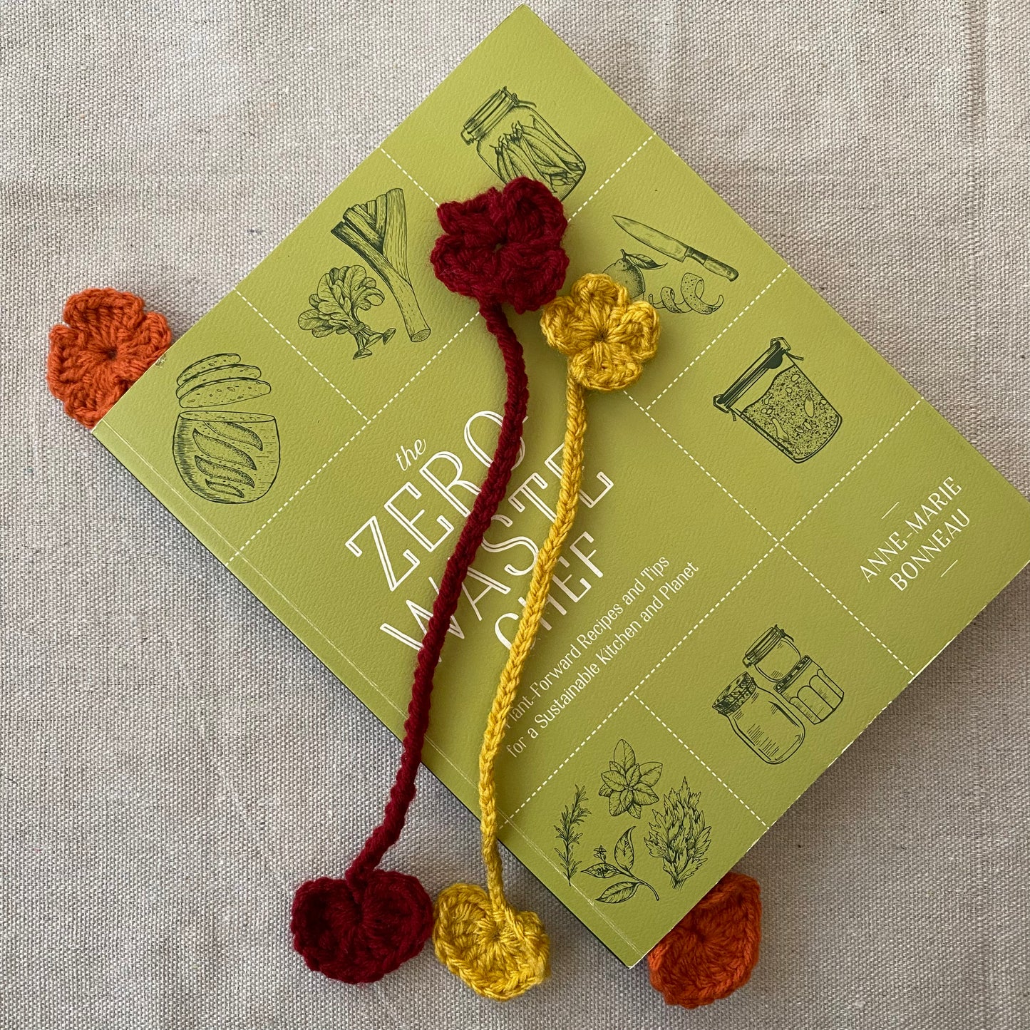 Crocheted bookmark