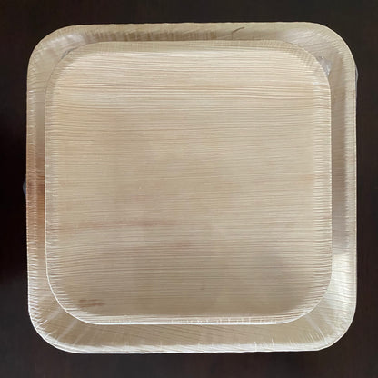 50 piece bundle - 25 10" square plates +  25 7" square Plates